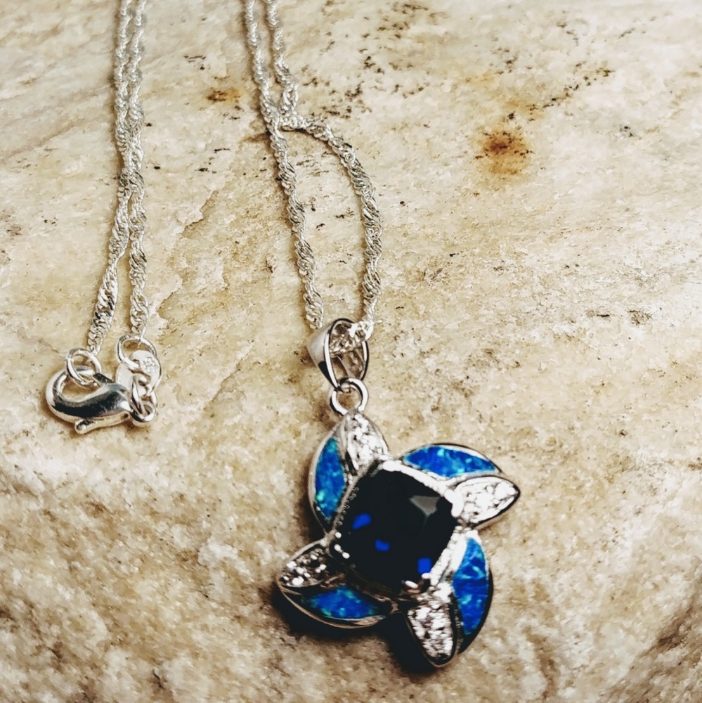 🆕💠Blue Sapphire Necklace